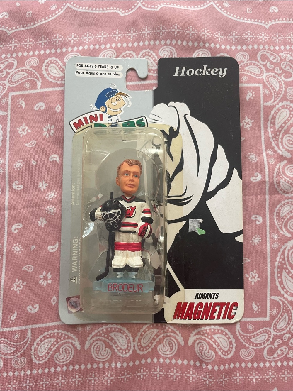 Martin Brodeur Forever Collectibles Magnetic Bobblehead - New in Box